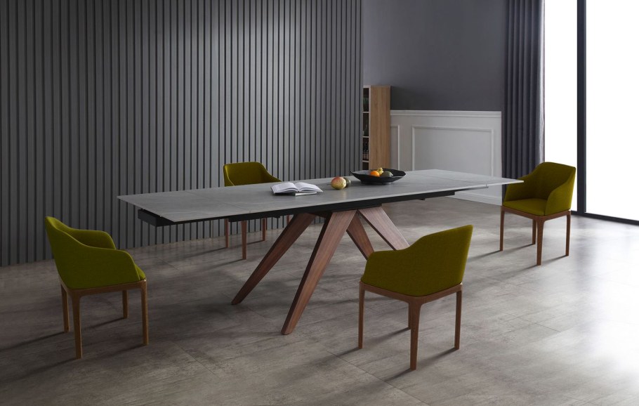 Стол Stork дуб Канзас/вольфрам