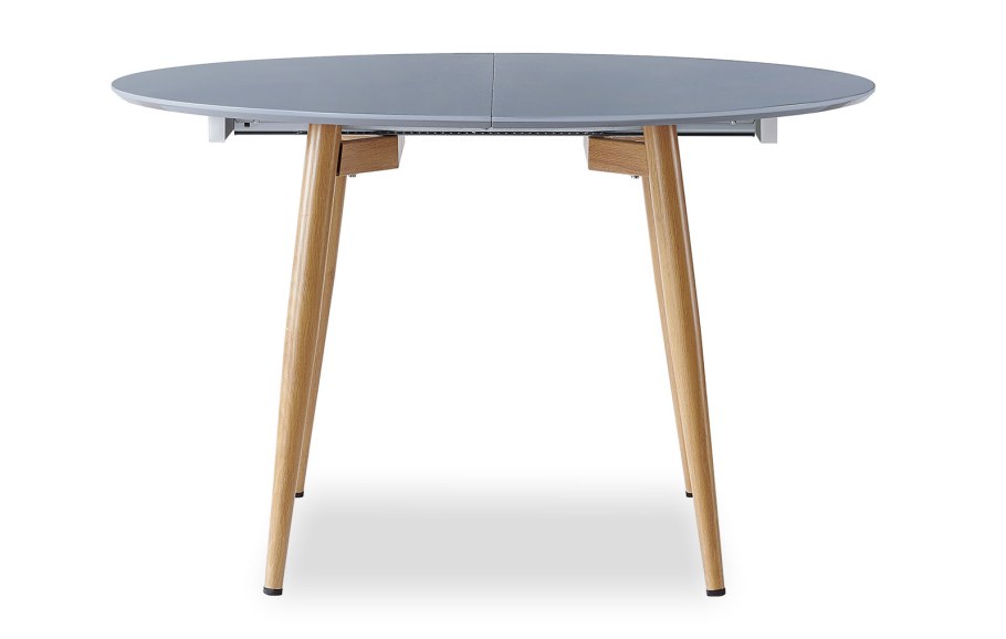 Стол раскладной Lazio 110-140 пестрая керамика/черный