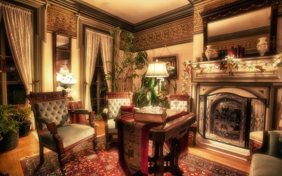 Викторианская Англия интерьер поместье