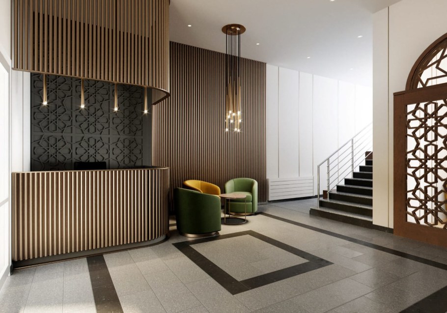 Ресепшн в современном стиле