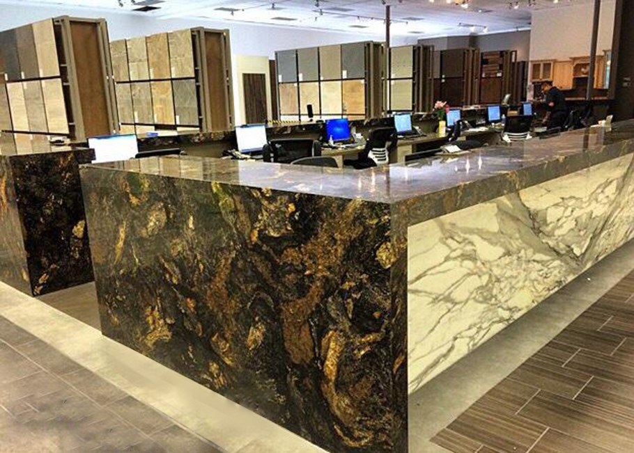 Ресепшн из мрамора