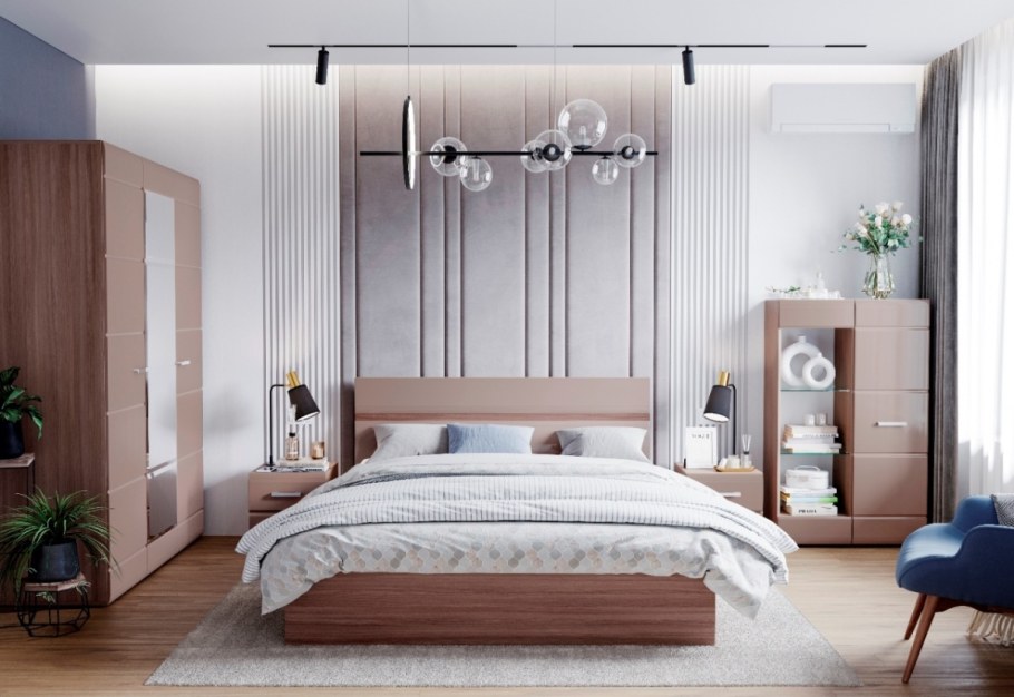 Спальный гарнитур Вегас кофе