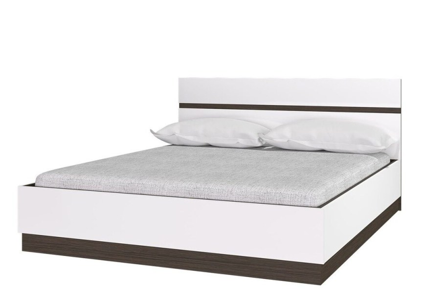 Кровать Вегас 1,6 венге/белый глянец