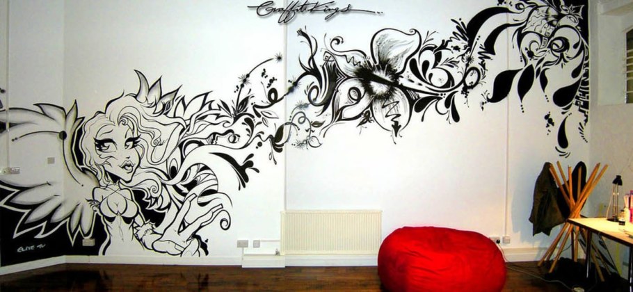 Рисование на стенах в квартире эскизы