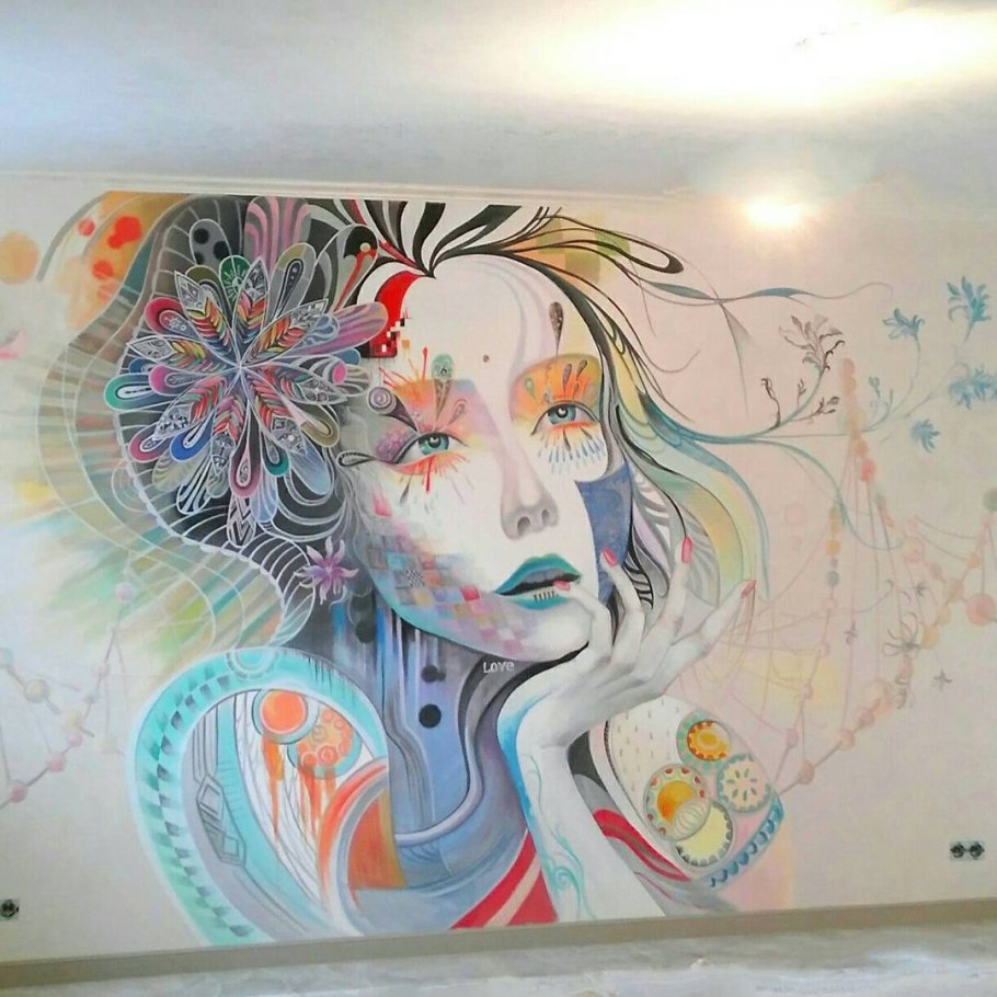 Художественная разрисовка стен