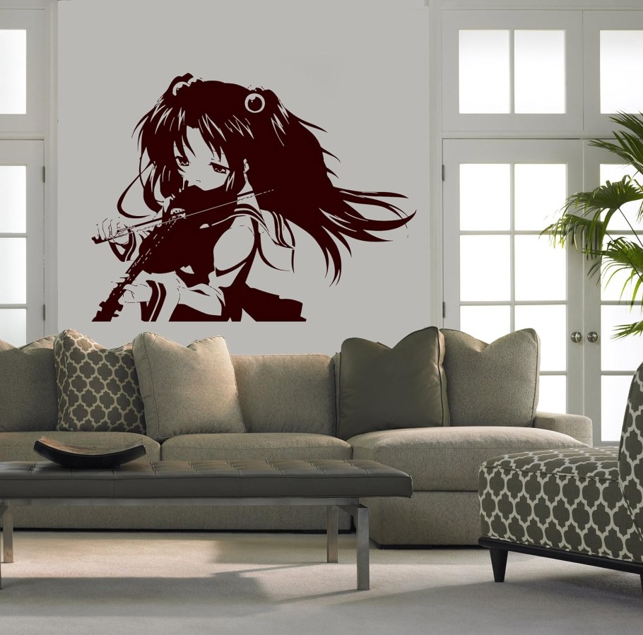 Роспись стен аниме