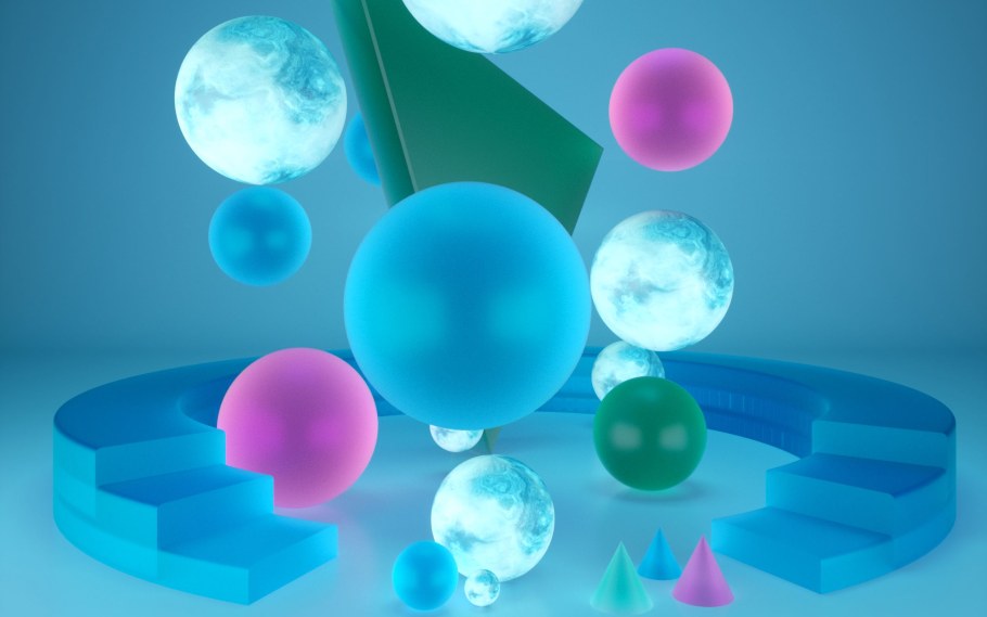 Абстрактные 3d фигуры