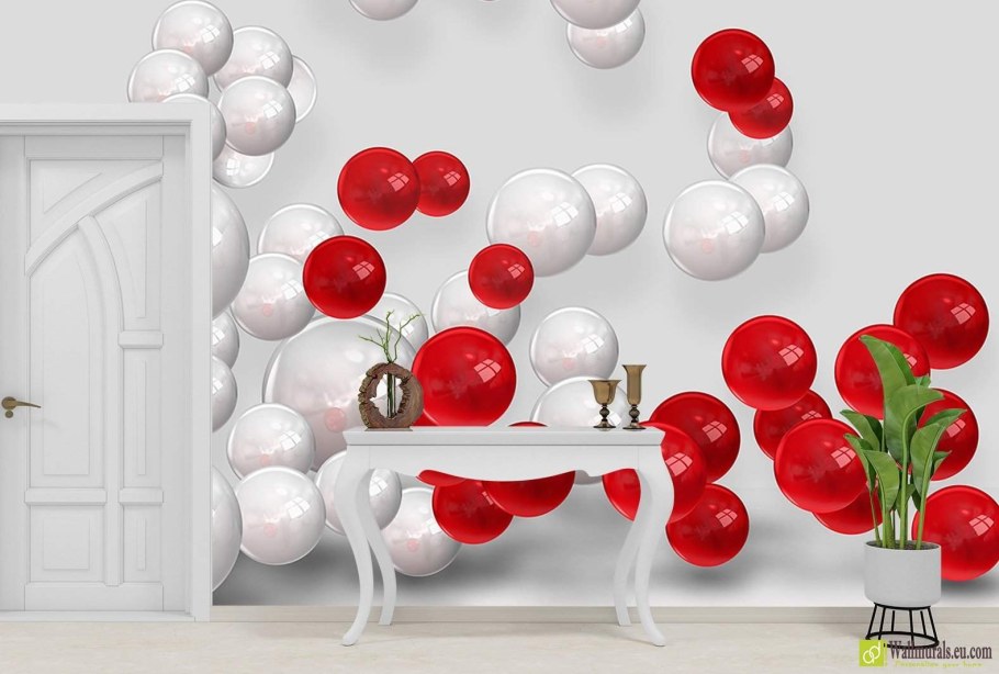 Фотообои 3d шары