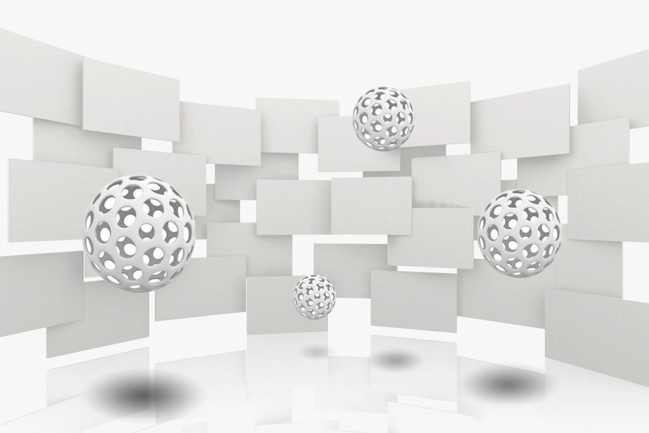 Фотообои 3d шары