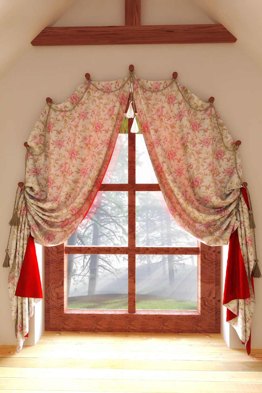 Шторы на нестандартные окна