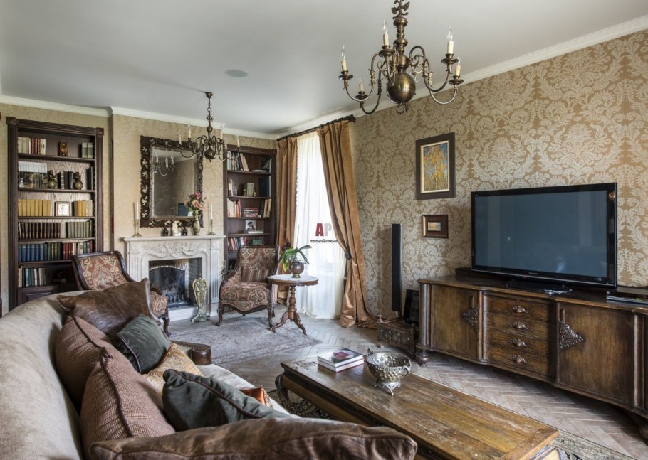 Гостиная в Старом стиле