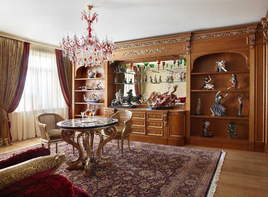 Мебель в гостиную в классическом стиле