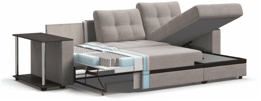 Угловой диван Атланта НПБ рогожка Malmo