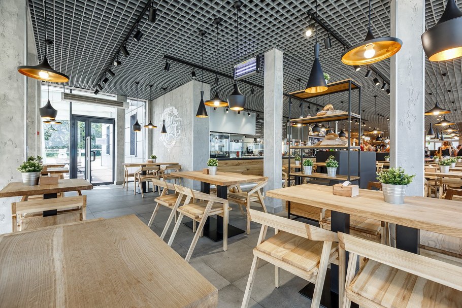 Ресторан с открытой кухней