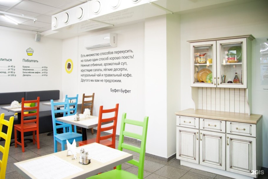 Интерьер буфета кафе