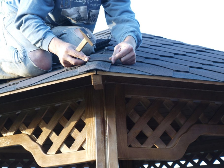 Мягкая кровля для крыши беседки