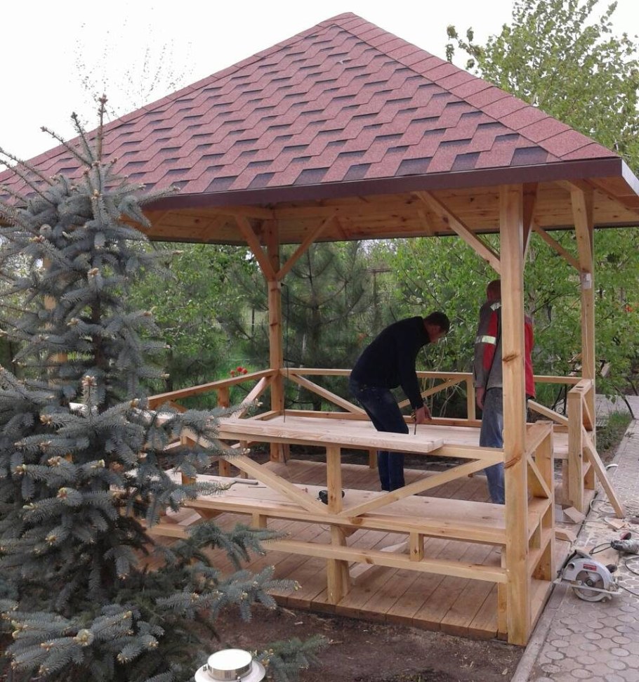 Крыша для беседки