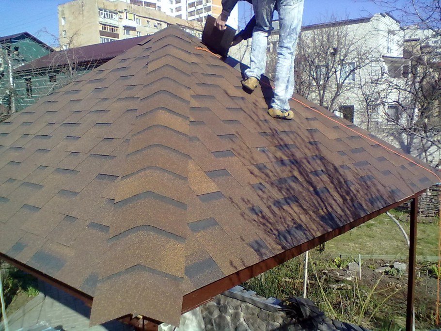 Конек мягкой кровли