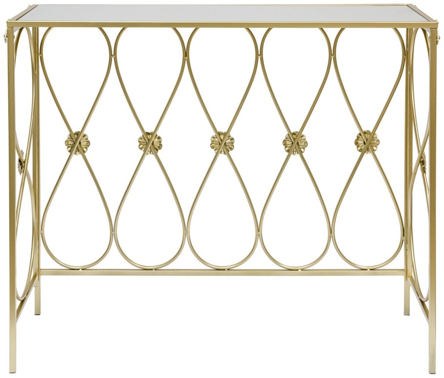 Консоль с решеткой сзади