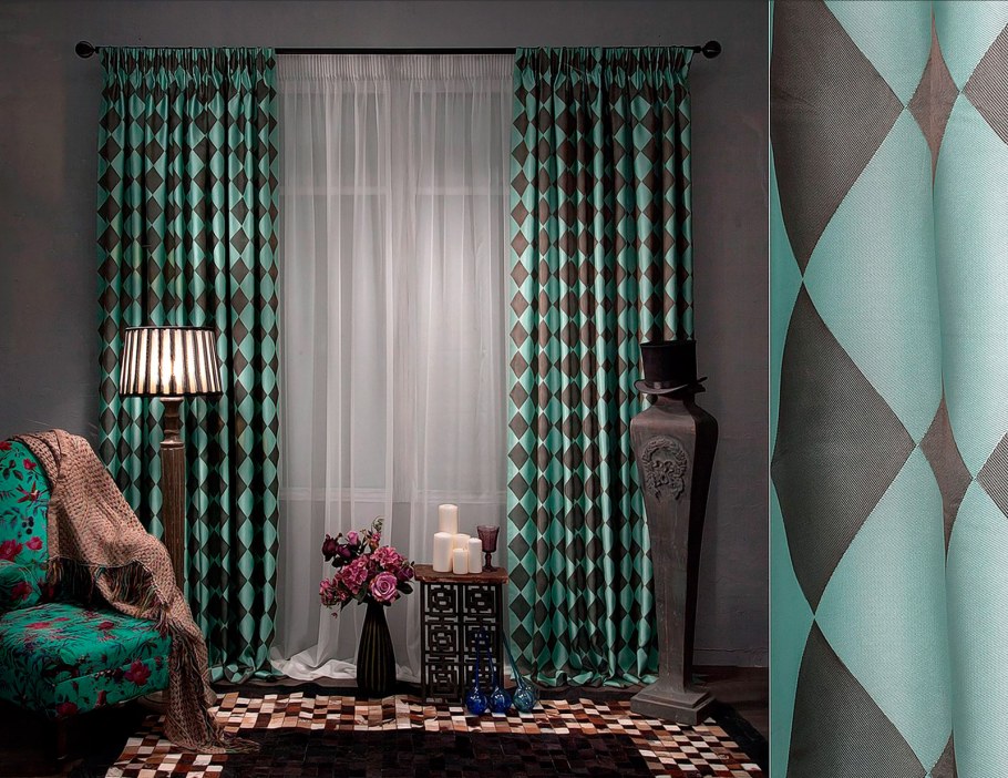 Шторы с орнаментом
