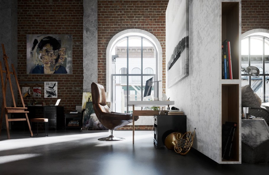 Обои в стиле лофт