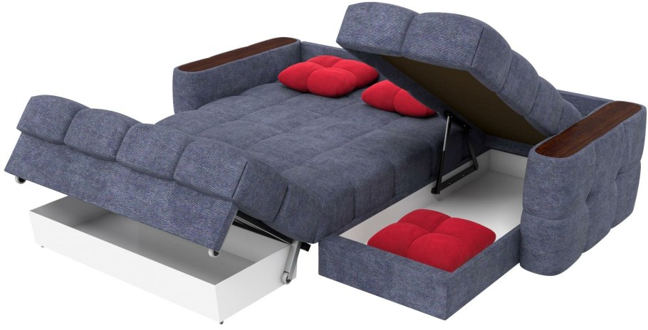 Диван-кровать Тахко Денвер, серый