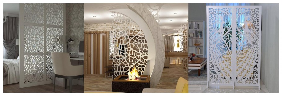 Декоративные межкомнатные перегородки для зонирования