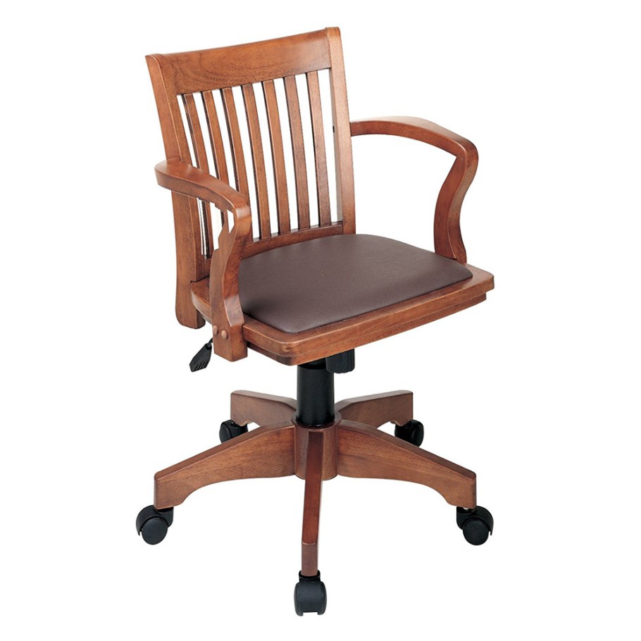 Деревянное компьютерное кресло