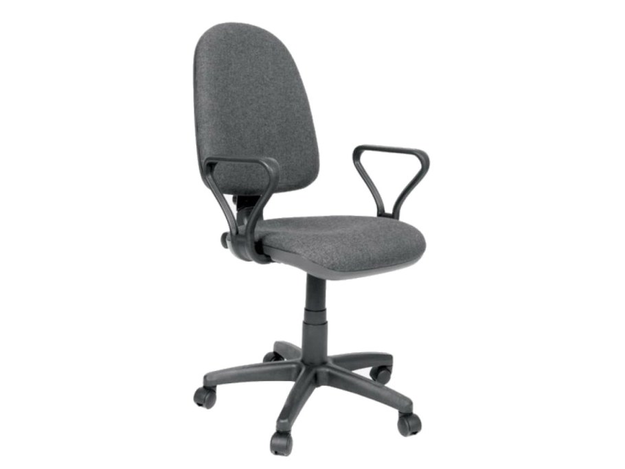 Кресло up_Prestige жест. Подл. Самба к/з черный z01/pv1