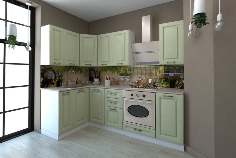 Кухня Белла фисташка хофф