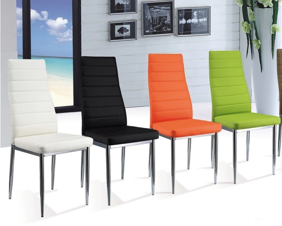 Стул f 261-3 оранжевый