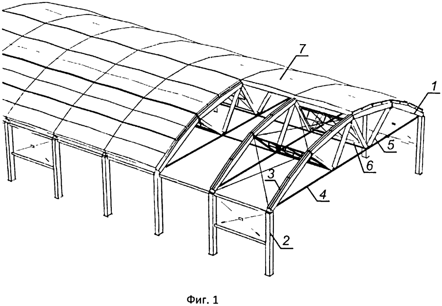 Пространственные покрытия большепролетных зданий