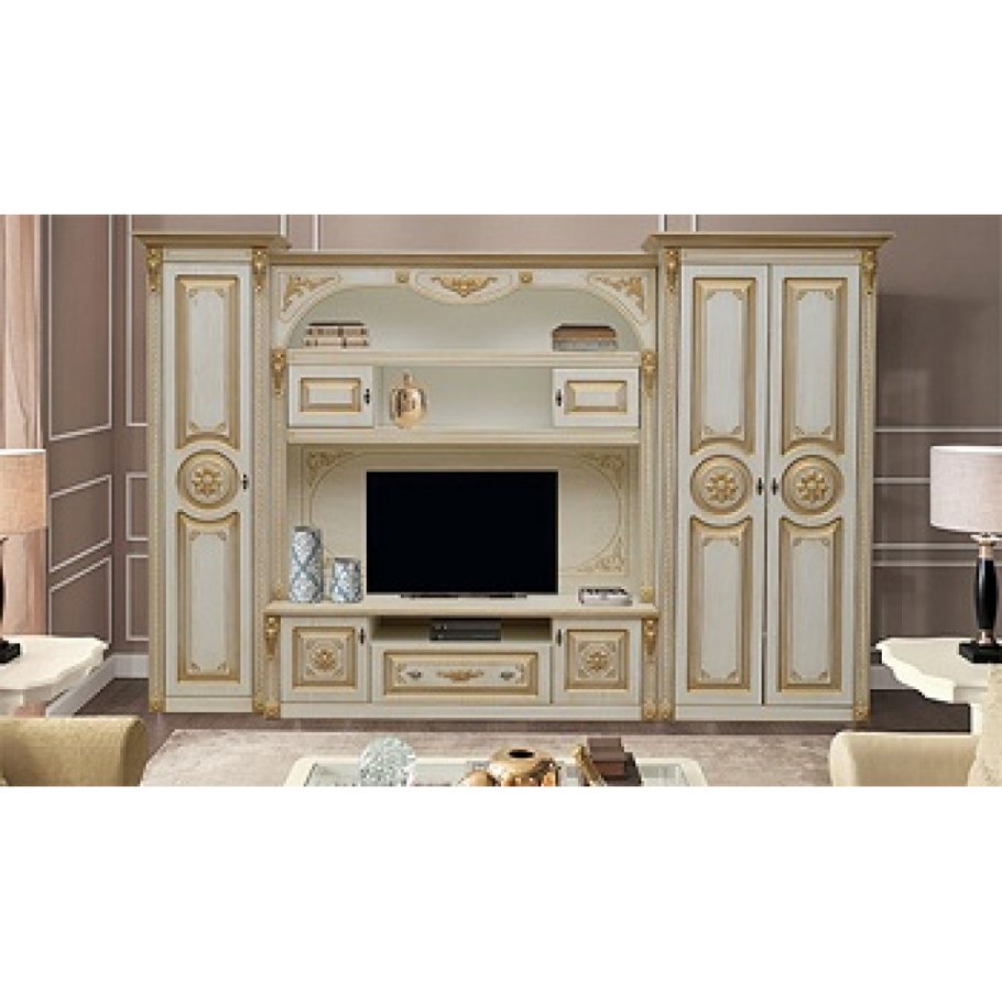 Стенка Джулия 3420 МДФ патина