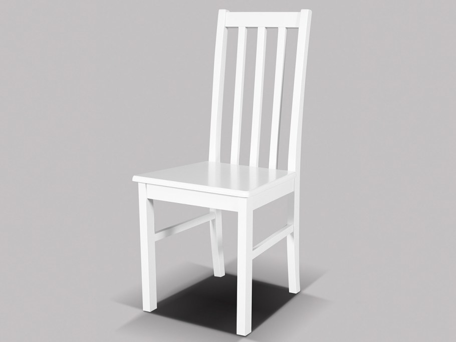 Стул кухонный белый деревянный