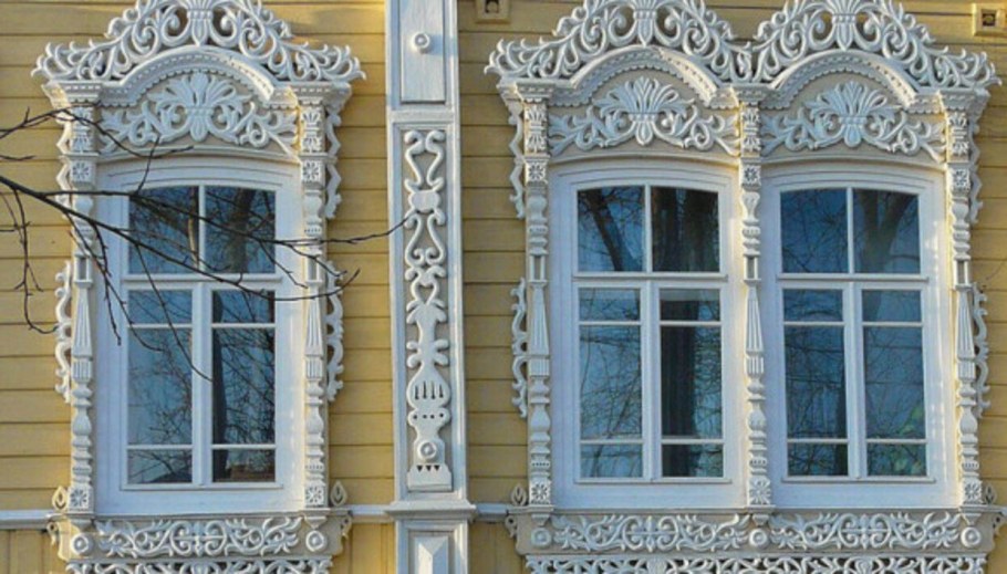 Деревянное зодчество Томск окна