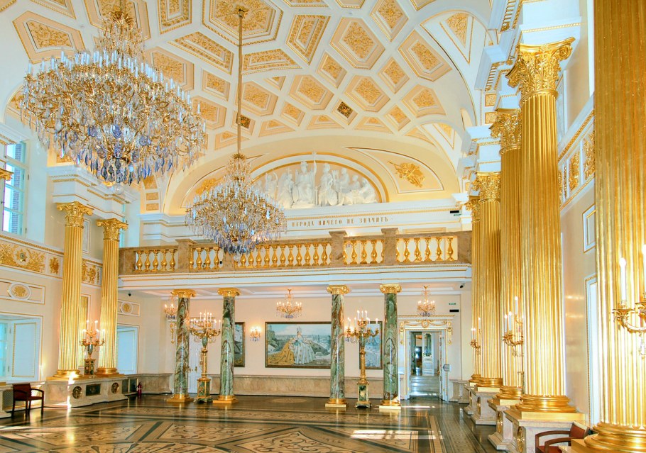 Царицынский дворец Екатерининский зал