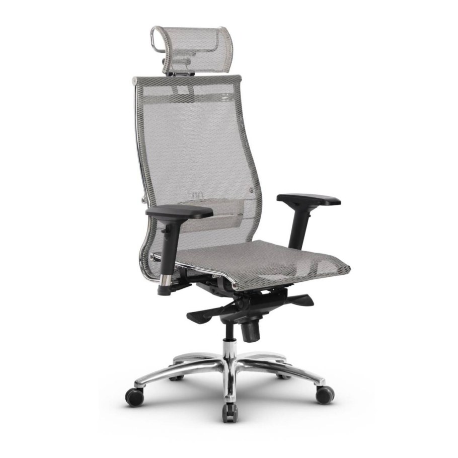 Кресло Metta Samurai s-3.04, сетка, белый лебедь