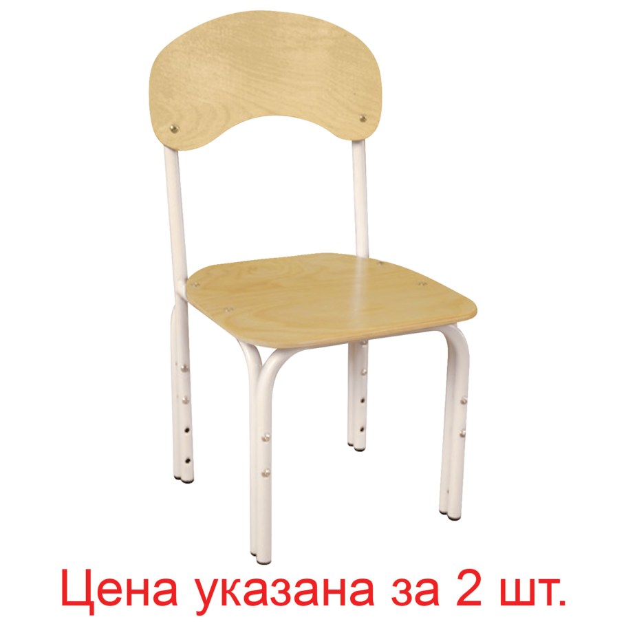 Стул детский "Яшка" ((без рисунка) гр. с 1 по 3 м/к кремовый белый RAL 9001 )