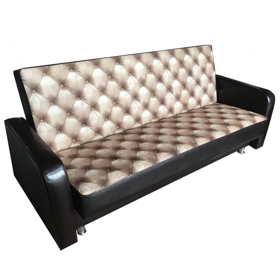 Диван-книжка с пружинным блоком и ящиком для белья