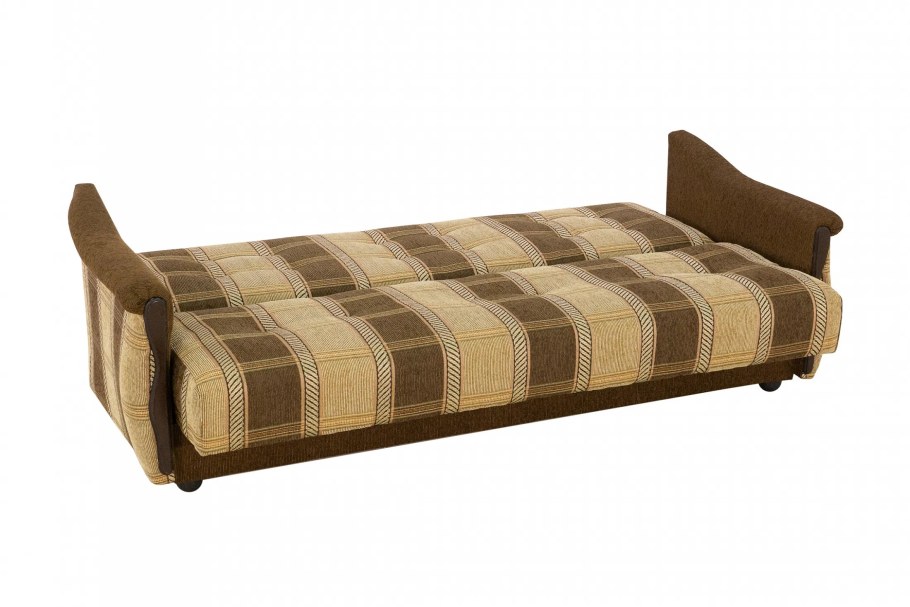 Диван книжка уют бежево-коричневый