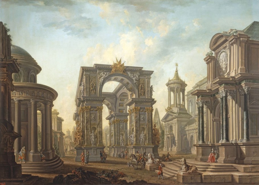 Бельский Алексей Иванович. Архитектурный пейзаж. 1789.