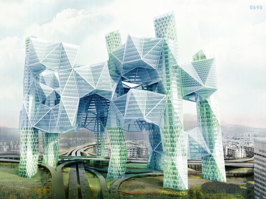 Нео футуризм в архитектуре город будущего