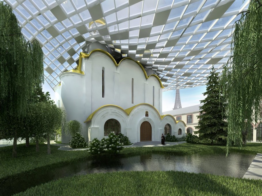 Свято-Троицкий собор Париж Архитектор