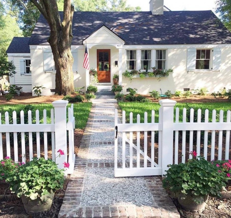 Забор в американском стиле