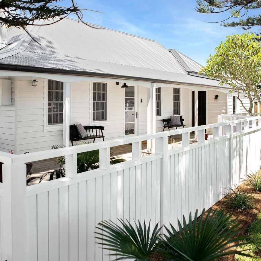 Американский белый забор