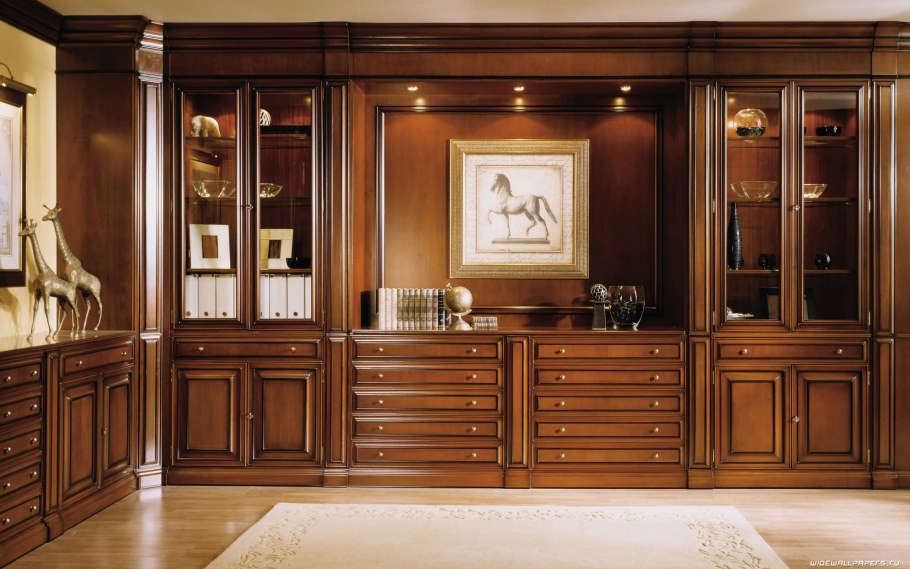 Стенки из массива дерева