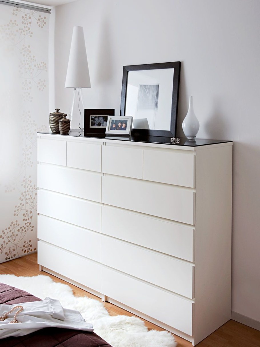 Икеа комод МАЛЬМ белый