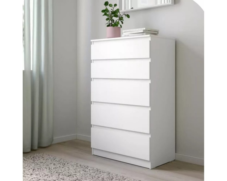 Комод икеа белый СКОНЕВИК