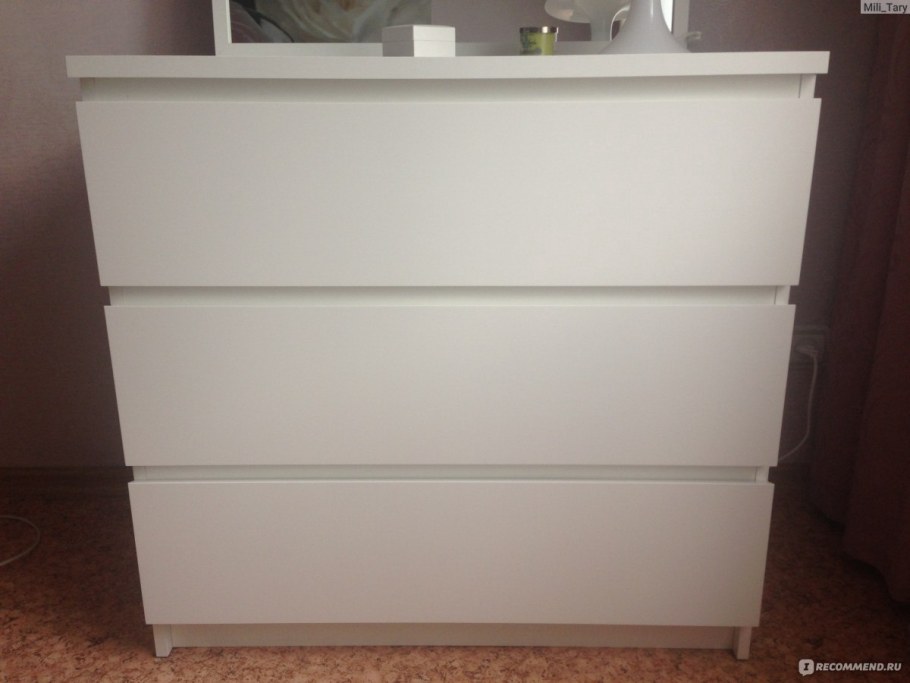 Комод ikea МАЛЬМ 3 ящика