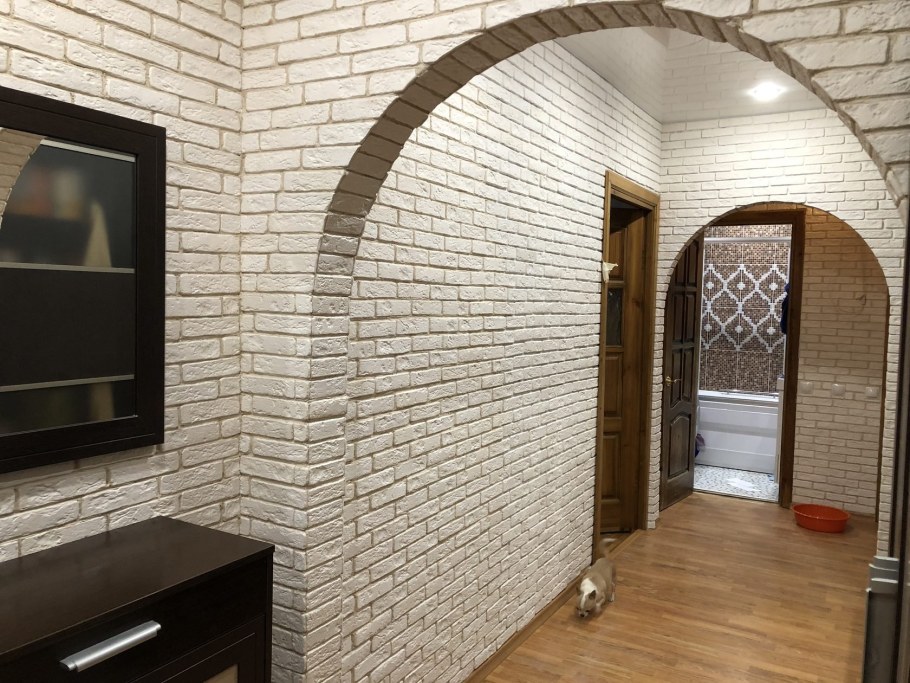 Арка из декоративного кирпича